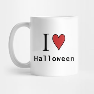 I Love Halloween Horror Mug